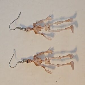 Skeleton Handmade Pierced Earrings